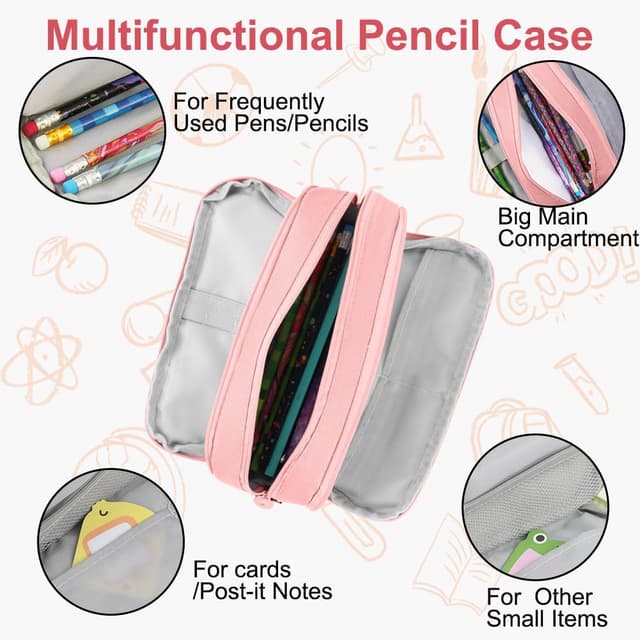 Thumbnail 3 de OFFCUP Estuche Portalápices Grande 3 compartimentos