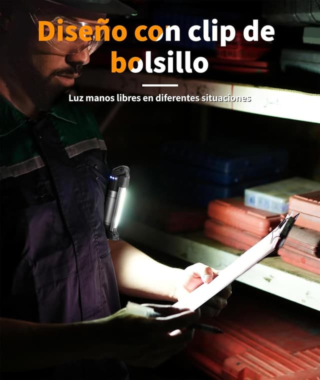 Thumbnail 6 de HOTLIGH Linterna Taller LED 800 lúmenes