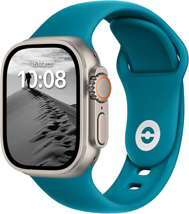 Imagen de ELETTRONEO SB Correa Deportiva para Apple Watch Azul Lago Profundo en OfertitasTOP