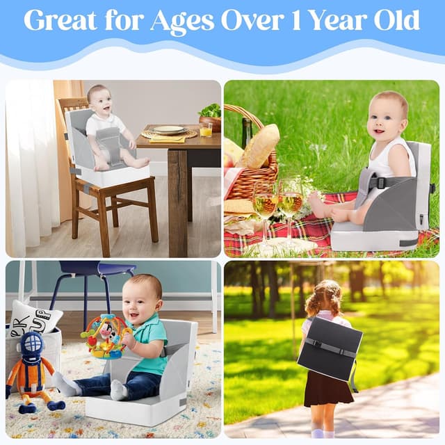 Thumbnail 5 de Rehausseur de chaise enfant 3 points gris