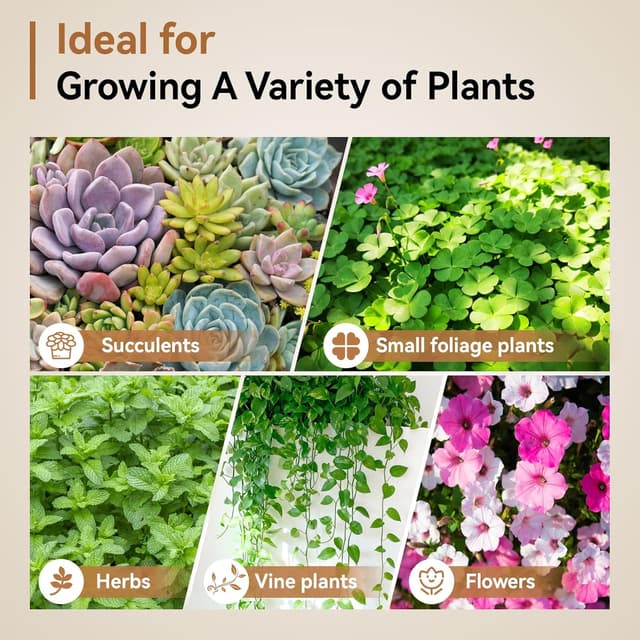 Detalle de Halatool 3-Pack 14 Inch Round Coco Coir Hanging Basket Liners (Coconut Fibre)