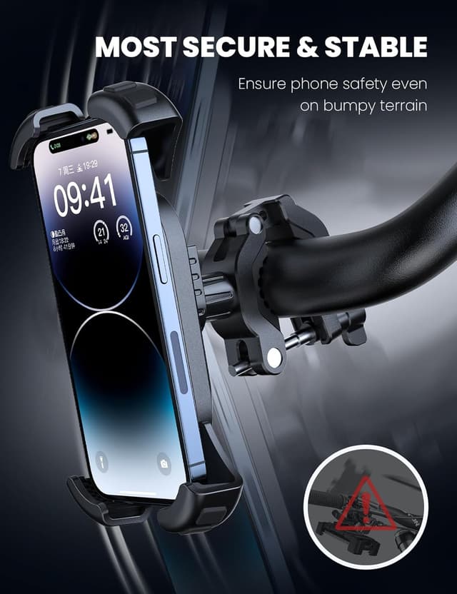 Detalle de Deerfun Handyhalter Fahrrad 360° Lenkerhalter