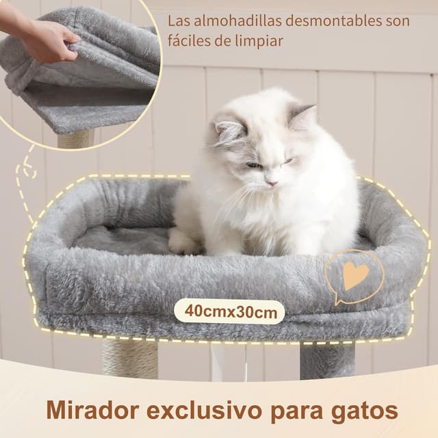 Thumbnail 2 de Heybly HCT201SW árbol rascador 92 cm