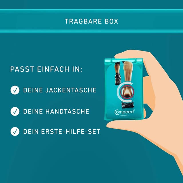 Detalle 2 de Compeed Blasenpflaster Extreme für Fersen – Hydrokolloid-Pflaster, 5 Stück