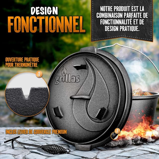 Thumbnail 4 de grillas® Dutch Oven Set Premium Série
