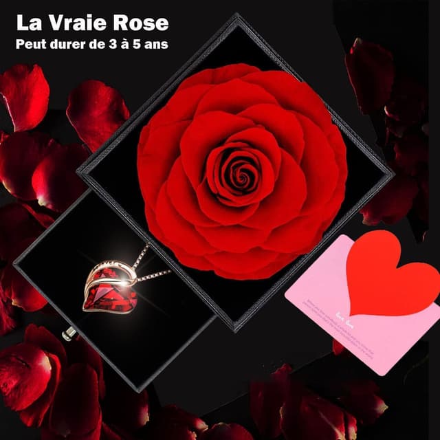 Thumbnail 1 de Willuck Rose eternelle Cadeau Femme 🌹