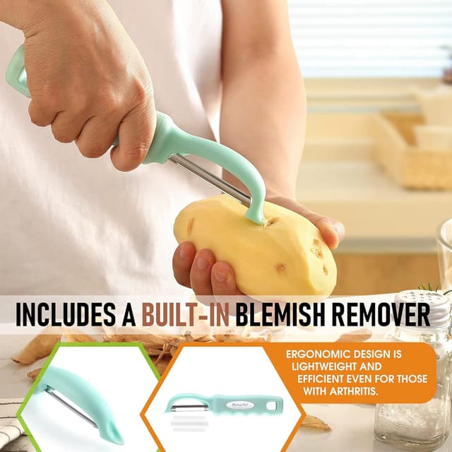 Thumbnail 4 de Spring Chef Premium Swivel Vegetable Peeler 1 🍽