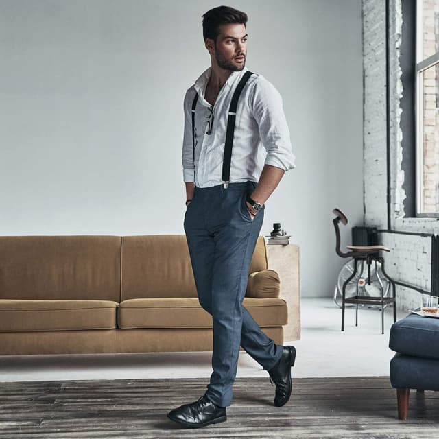 Thumbnail 5 de DonDon Bretelle uomo eleganti 3,5 cm