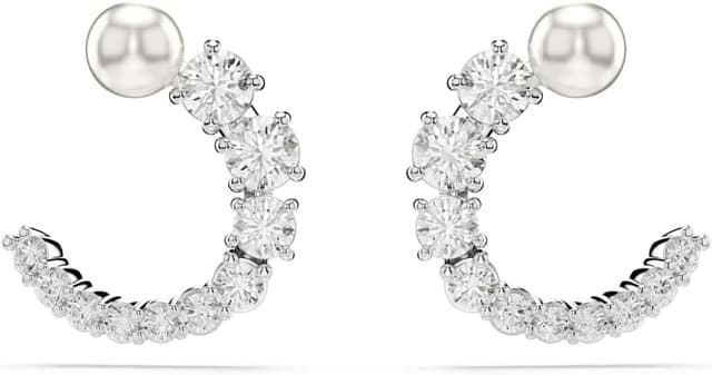 Detalle de Swarovski Matrix Créoles Perle di Cristallo