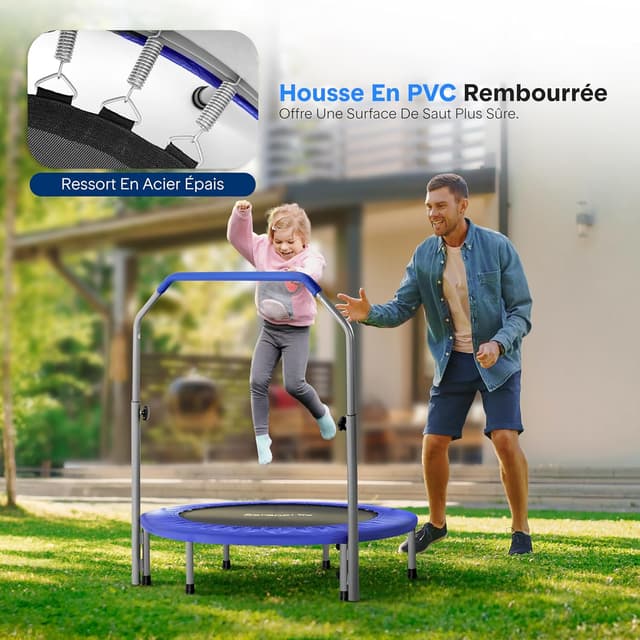 Thumbnail 4 de SereneLife Trampoline 101,6 cm mini trampoline 🏋