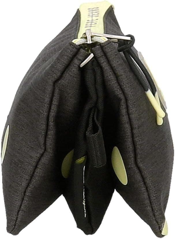 Detalle 2 de Pepe Jeans Leire Estuche Triple Negro 👜 22x12x5 cm