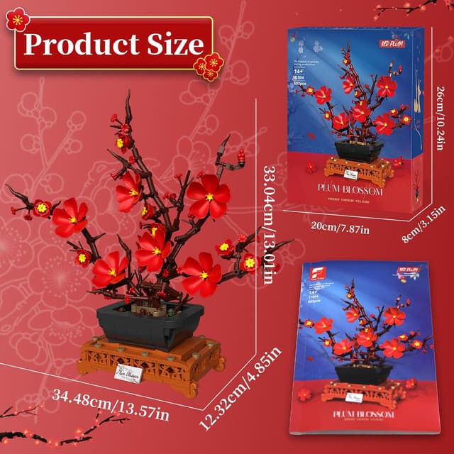 Thumbnail 6 de kiothdre Pflaumenblüte Bauset Blumen