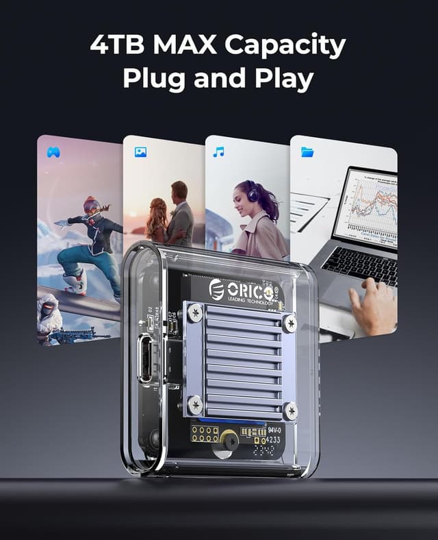 Detalle 2 de ORICO TC20 boîtier SSD NVMe M.2 2230