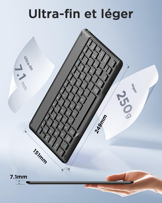Thumbnail 3 de EasyAcc Étui clavier 11 pouces compatible Lenovo