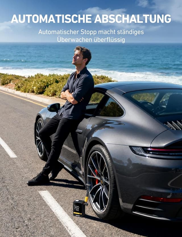 Detalle 2 de AstroAI L10 Mini Luftpumpe 10,3 Bar