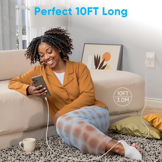 Thumbnail 5 de Apple iPhone 17 30W Fast Charger with 10ft USB‑C Cable