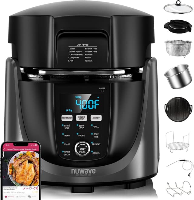 Imagen de Nuwave Duet Pressure Cooker & Air Fryer 🍲 en OfertitasTOP