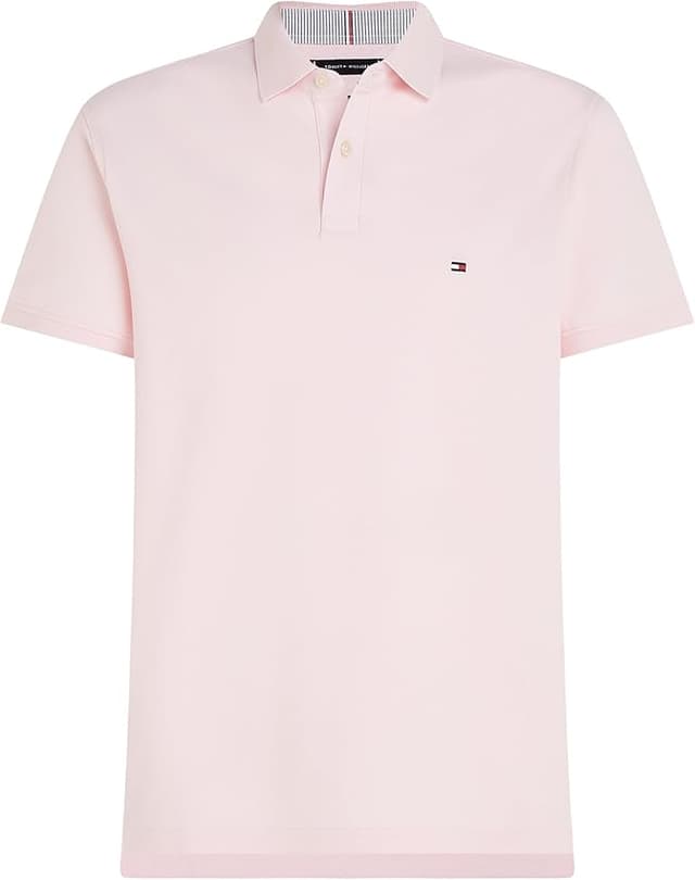 Detalle de Tommy Hilfiger Polo Hombre Core 1985 Rosa 😊 L