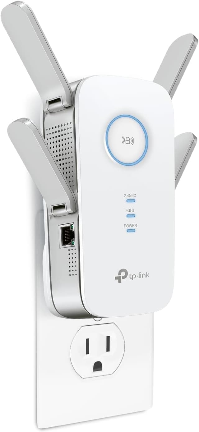 Detalle de TP-Link AC2600 WiFi Extender (RE650) — Dual-Band Range Extender with Gigabit Ethernet