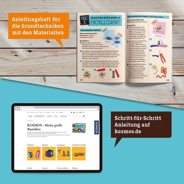 Thumbnail 5 de Kosmos 604431 AllesKönnerKiste Bastelbox 8-teilig