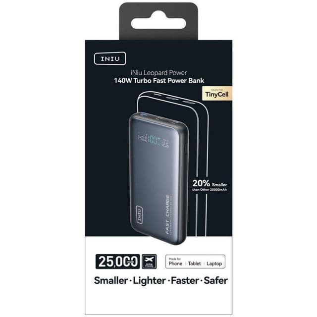 Thumbnail 2 de iniu Leopard Powerbank 25000 mAh 140W