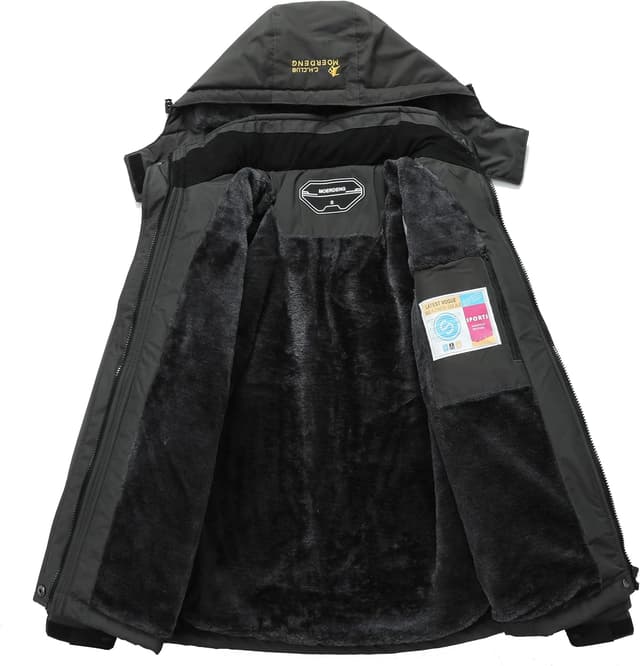 Detalle de MOERDENG Women's Waterproof Ski Jacket 2026