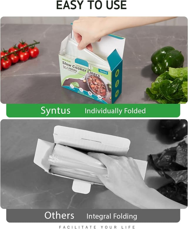 Thumbnail 5 de Syntus Slow Cooker Liners 30 Count 🍲