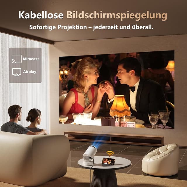 Detalle 2 de Smart Mini Beamer 280 ANSI Lumen đź“˝