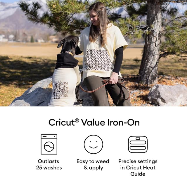 Thumbnail 2 de Cricut Textil-Flexfolie 10 Blatt 30,5×30,5 cm