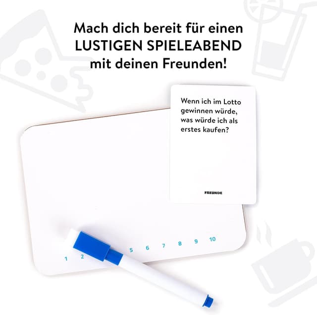 Detalle 2 de The World Game: „Kennst Du wirklich Deine Freunde & Familie?“ (deutsche Version) – lustiges Kartenspiel ab 150 Fragekarten