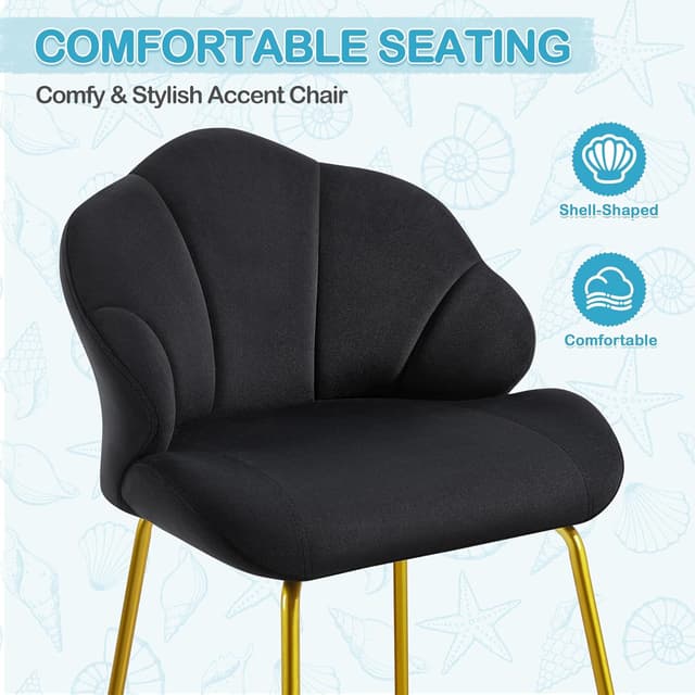 Thumbnail 4 de Yaheetech Poltrona in Velluto 136 kg