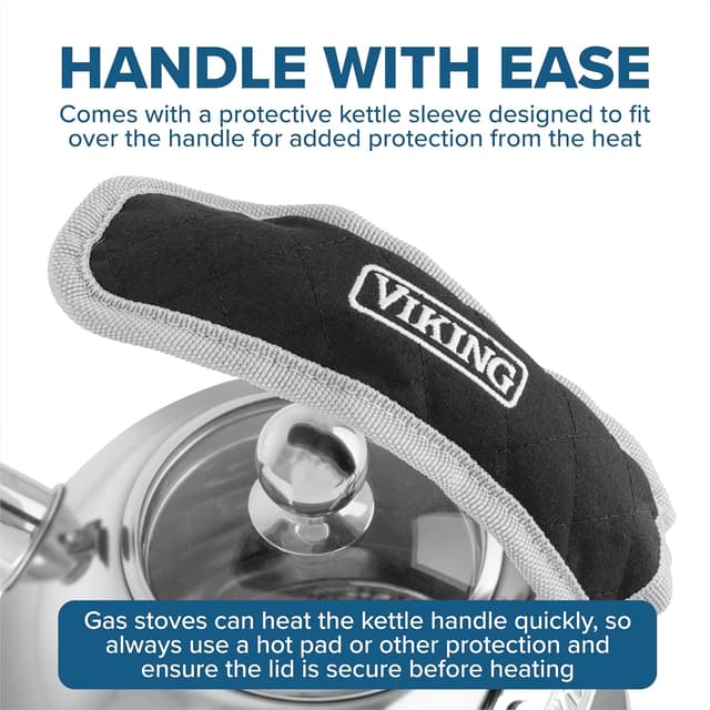 Thumbnail 2 de Viking 2.6 Quart Tea Kettle, Stainless Steel