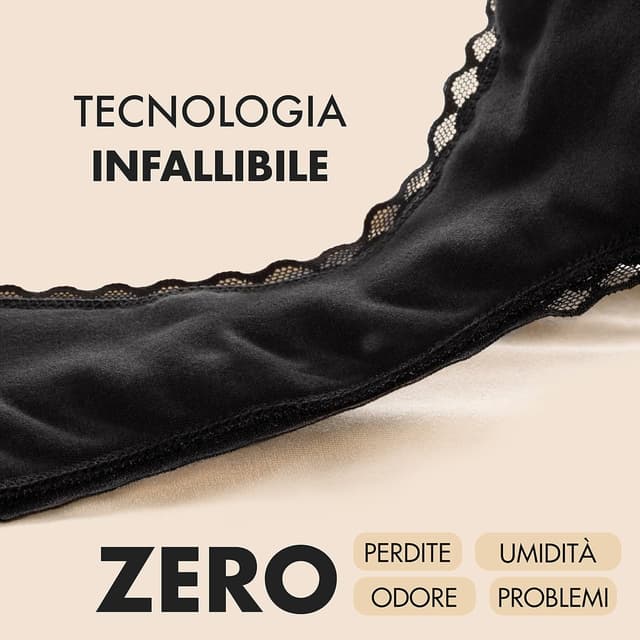 Thumbnail 5 de ZENAPHYR Culotte Menstruelle Underwear Donna (Pacco da 3)