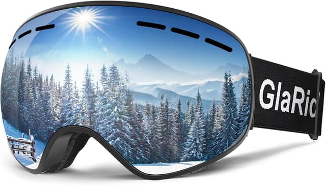 Detalle de GlaRid Ski Goggles OTG Snowboard Goggles with 100% UV Protection and Anti-Fog