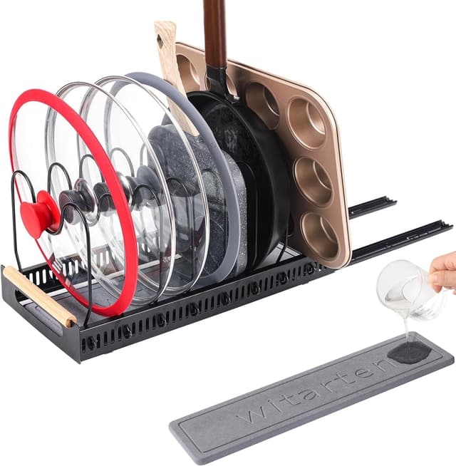 Detalle de Pfannenhalter für Schublade Ausziehbar