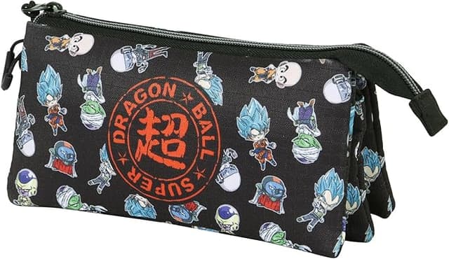 Imagen de Estuche Portatodo Triple Dragon Ball Androids, Negro 23x11 cm 🐉 en OfertitasTOP