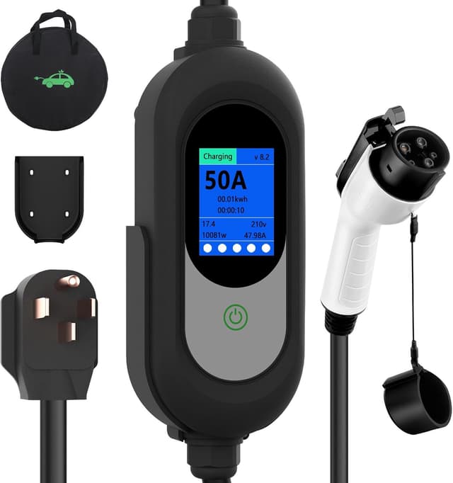Detalle de Level 2 EV Charger 50A, 25ft Portable