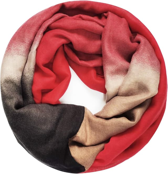 Detalle de Glamexx24 Damen-Schal „Langschal Loop“ aus Viskose/Baumwolle, leichter Schlauchschal mit vielen Farben