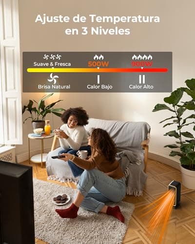 Detalle 2 de DDHTSAL Calefactor 900W PTC