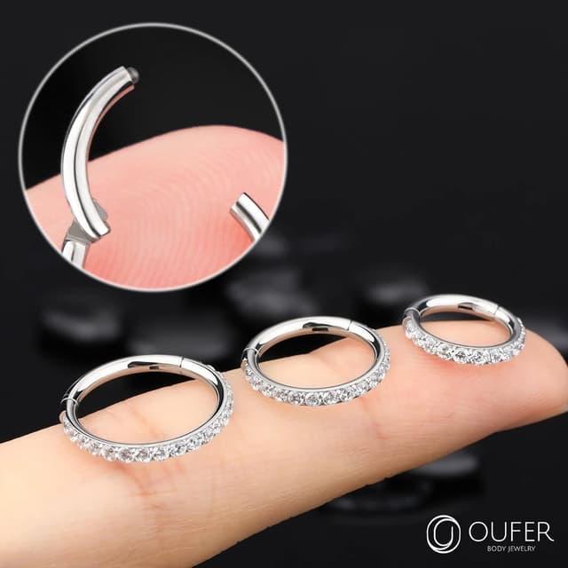 Thumbnail 3 de OUFER Anneau nombril 14G acier chirurgical 10 mm