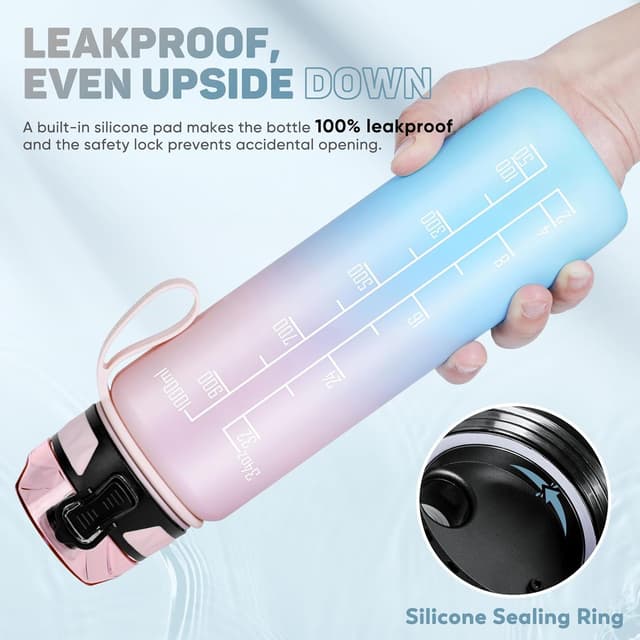 Detalle de FULDENT Trinkflasche 1 l für Sport