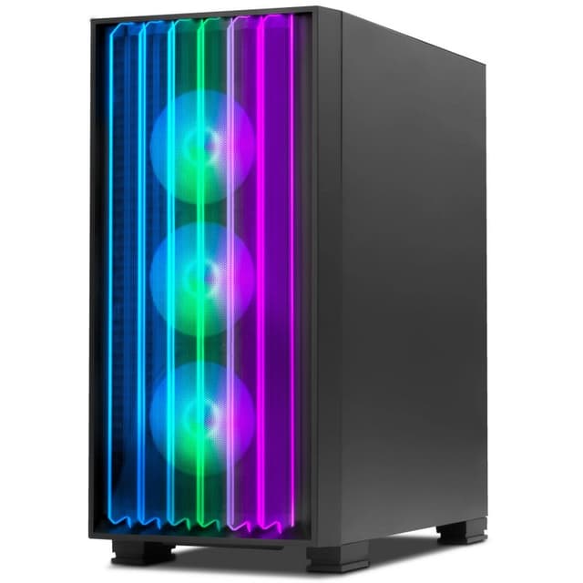 Detalle 2 de Yeyian Mirage X Full Tower cristal templado USB-C negra 🖥