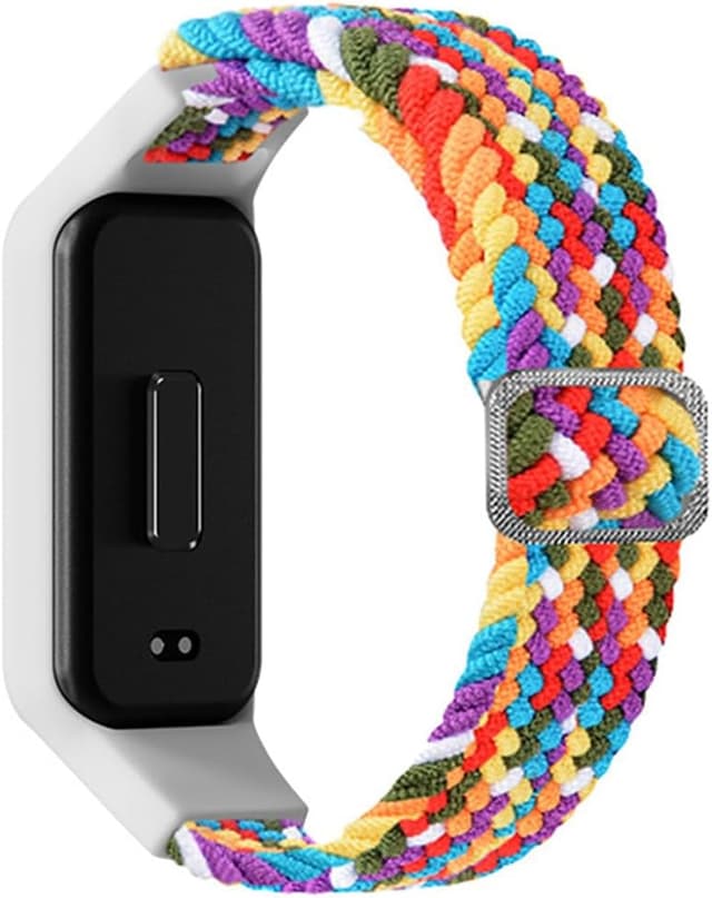 Detalle de FYISWHO nylon watch strap for Xiaomi Smart Band 8 Active / Redmi Smart Band 2 (sport replacement band)