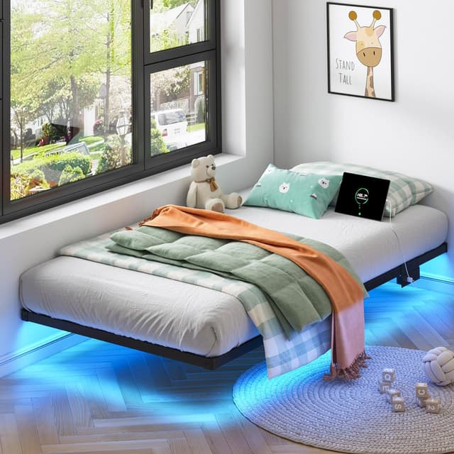 Thumbnail 5 de HAVONIZD Floating Bed Frame Twin 8 inch