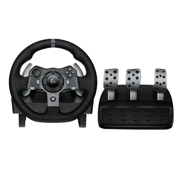 Detalle de Logitech G920 Driving Force volante y pedales para Xbox Series/Xbox One/PC/Mac