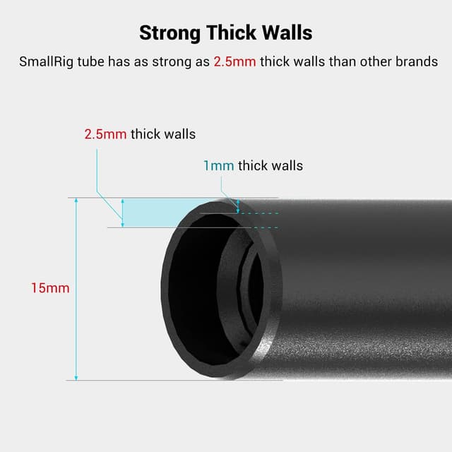 Thumbnail 2 de SMALLRIG 15mm Rods Pack 2×30cm 2×20cm 🎥
