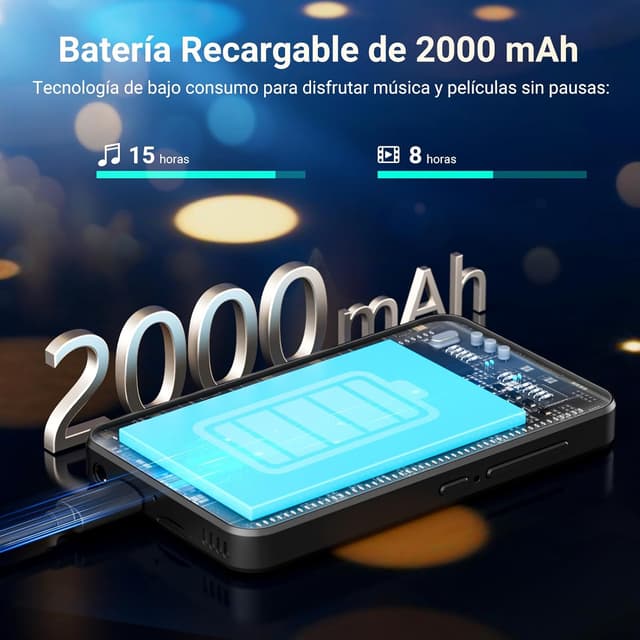 Thumbnail 6 de MECHEN Reproductor MP3 Android 13, 3GB RAM 32GB ROM