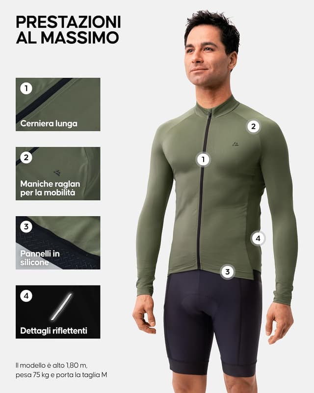 Detalle 2 de Danish Endurance Maglia ciclismo manica lunga
