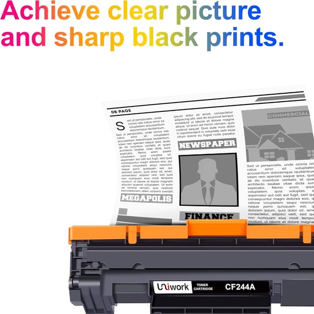 Thumbnail 4 de Uniwork 44A CF244A Toner Schwarz, 2er-Pack