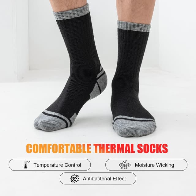 Thumbnail 4 de Stoeury Merino Wool Hiking Socks 3 Pairs